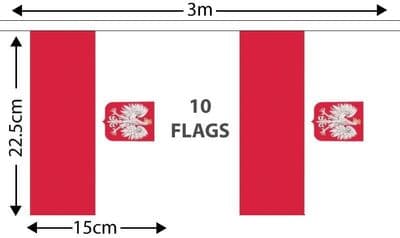 Poland Eagle Bunting (3m)