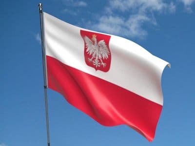 Poland Eagle Flag 5ft x 3ft