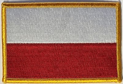 Poland Embroidered Sew on patch