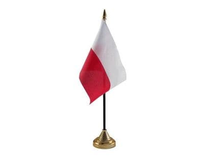 Poland Table Flag