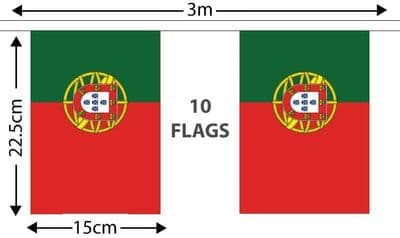 Portugal Bunting 3m