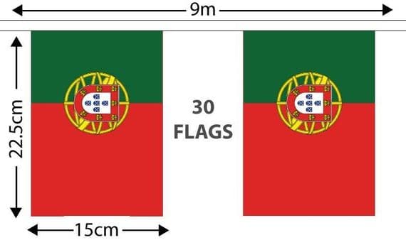 Portugal Bunting | Buy Portugal Bunting | North West Flags