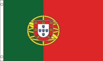 Portugal Flag - 3ft x 2ft | Standard Polyester