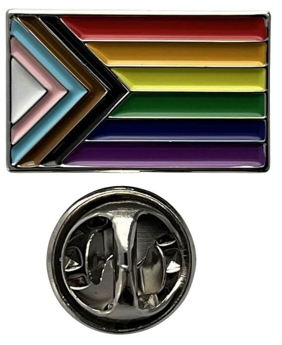 Progress Pride Flag Pin Badge | Buy Progress Pride Flag Pin Badge ...