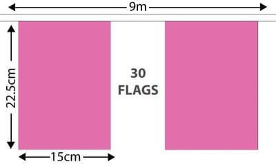 Purple Bunting 9m