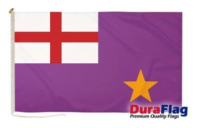 Purple Standard Premium Quality DuraFlag Rope & Toggle - 5ft x 3ft