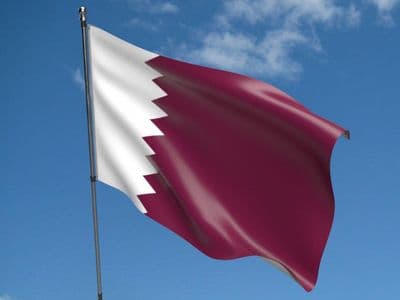 Qatar Flag 5ft x 3ft