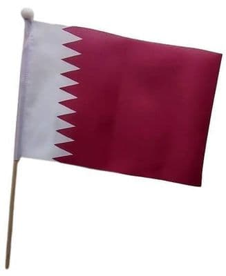 Qatar Hand Flag