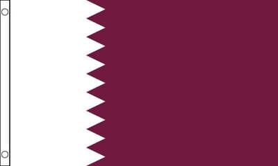 Qatar VALUE Flag - 3ft x 2ft