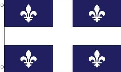 Quebec 5ft x 3ft Flag