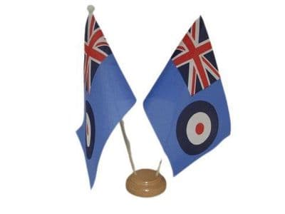 RAF Ensign Double Wooden Table Flag