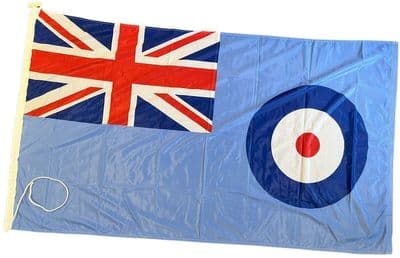 RAF Ensign Premium Quality Rope & Toggle - 5ft x 3ft