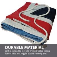 RAF Ensign Sewn Flag with Rope & Toggle - 5ft x 3ft | NWFlags
