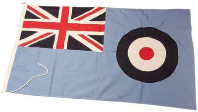 RAF Ensign Sewn Flag with Rope & Toggle - 5ft x 3ft