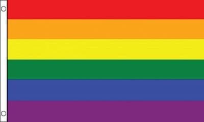Rainbow GIANT Flag - 8ft x 5ft