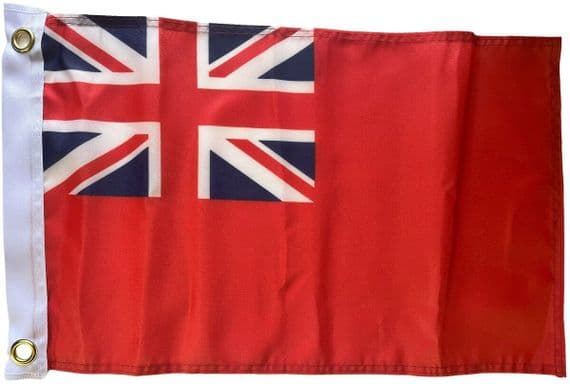 Red Ensign Boat Flag - 15ft x 1ft with 2 Eyelets | Buy Red Ensign Boat Flag - 15ft x 1ft with 2 Eyelets | North West Flags
