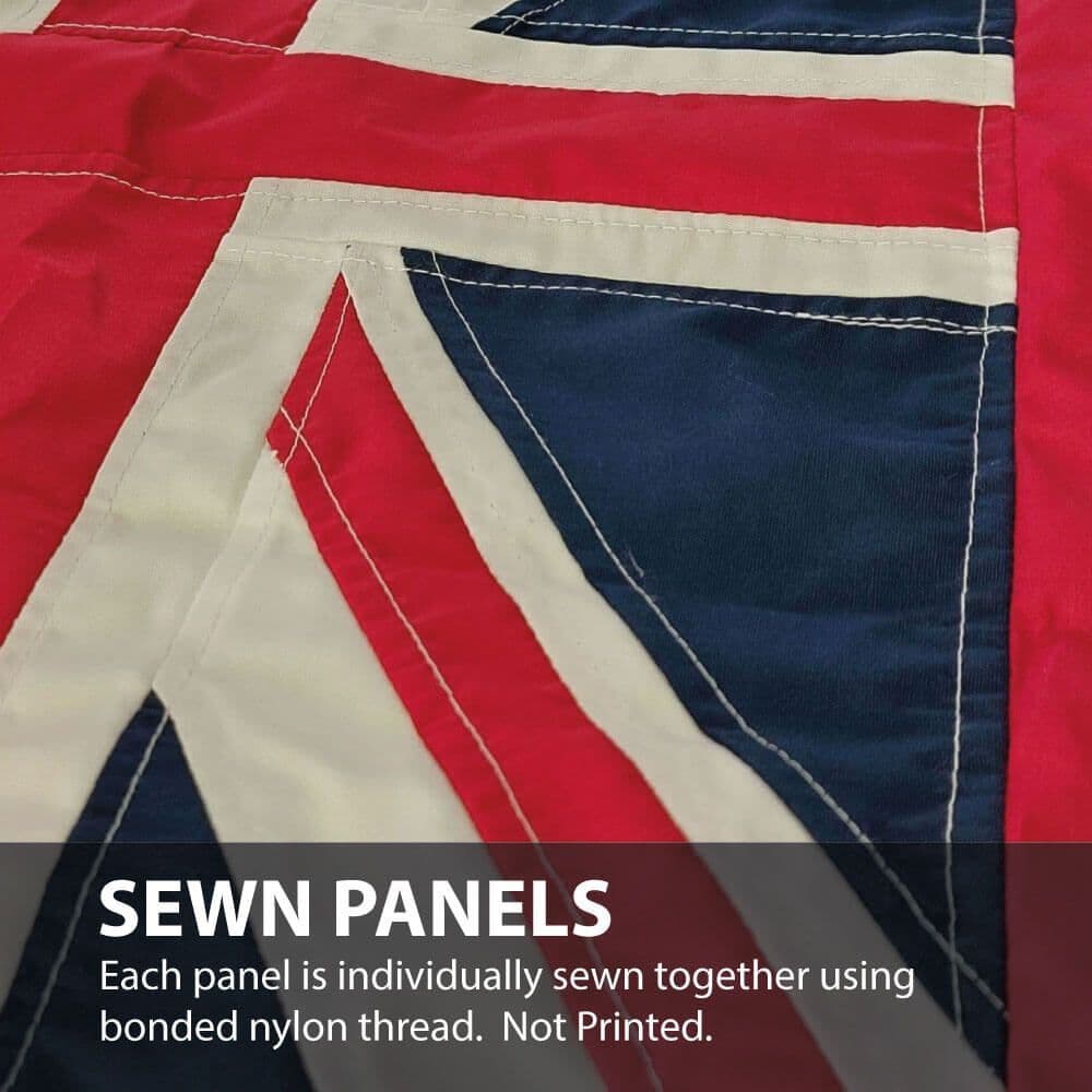 Red Ensign Sewn Flag with Rope & Toggle - 3ft x 2ft | NWFlags