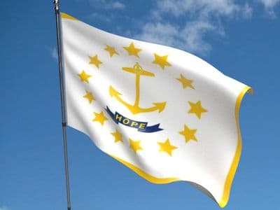 Rhode Island State 5ft x 3ft Flag