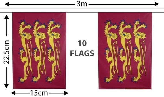 Richard the Lion Heart Bunting | Buy Richard the Lion Heart Bunting