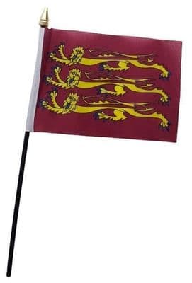 Richard The Lionheart Table Flag - NO BASE