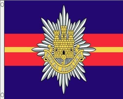 Royal Anglian Regiment Flag - 5ft x 3ft | Standard Polyester