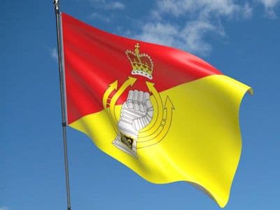 Royal Armoured Corps Flag 5ft x 3ft