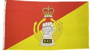 Royal Armoured Corps Flag - 5ft x 3ft | Standard Polyester