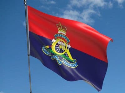 Royal Artillery Regiment Flag - 5ft x 3ft | Standard Polyester