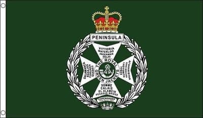 Royal Green Jackets Flag - 5ft x 3ft | Standard Polyester
