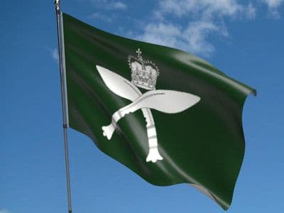 Royal Gurkhas Rifle Camp 5ft x 3ft Flag