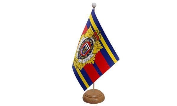 Royal Logistics Corps Wooden Table Flag | NWFlags