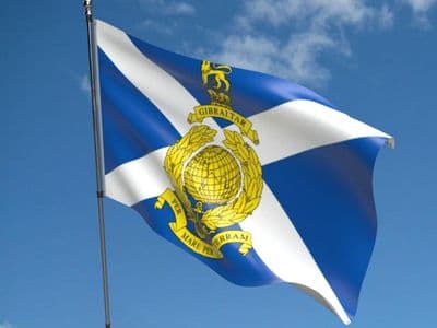Royal Marines Reserve Scotland 5ft x 3ft Flag