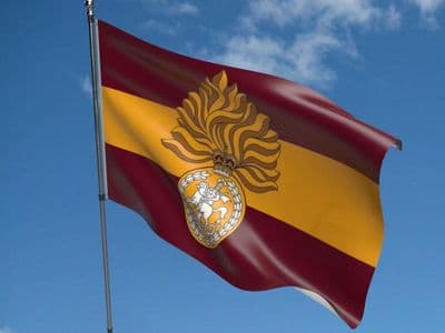 Royal Regiment of Fusiliers Flag - 5ft x 3ft | Standard Polyester
