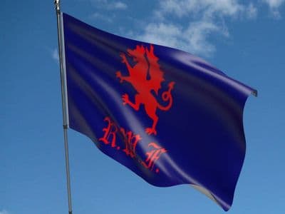 Royal Welch Fusiliers Flag - 5ft x 3ft | Standard Polyester