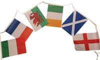 Rugby Six Nations Bunting | Free UK Delivery | NWFlags