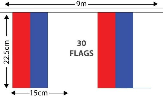 Russia Bunting | Buy Russia Bunting | North West Flags