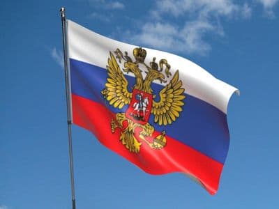 Russia Eagle Flag 5ft x 3ft