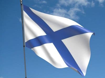 Russia Galician Cross Flag - 5ft x 3ft | Standard Polyester