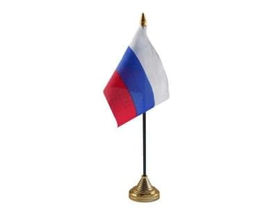 Russia Table Flag