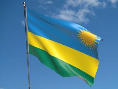 Rwanda 5ft x 3ft Flag