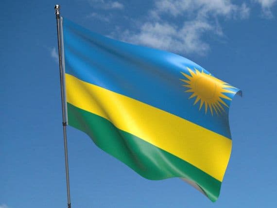 Rwanda Flag 5ft x 3ft | Buy Rwanda Value Flag | North West Flags