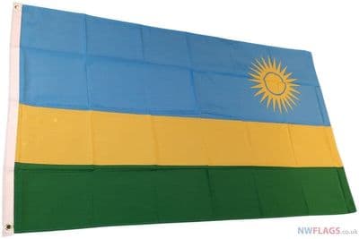 Rwanda Flag - 5ft x 3ft | Standard Polyester