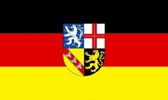 Saarland Flag - 5ft x 3ft | Standard Polyester