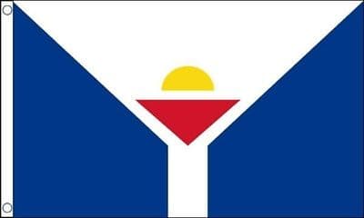 Saint Martin Flag - 5ft x 3ft | Standard Polyester