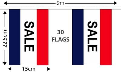 Sale Bunting 9m