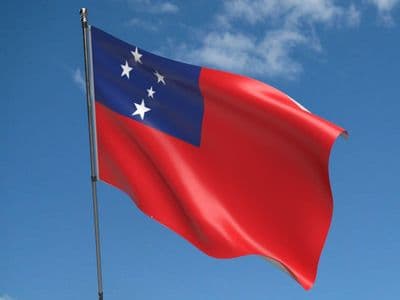 Samoa Flag 5ft x 3ft