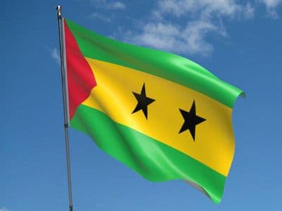 Sao Tome & Principe Flag 5ft x 3ft