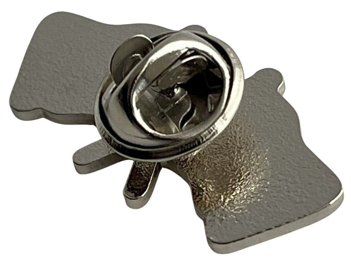 JAVD Argentina Flag Keychain 2-Pack – Silver Heart Shape, Medium Size