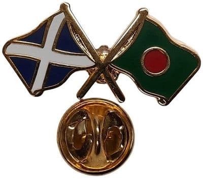 Scotland & Bangladesh Pin Badge