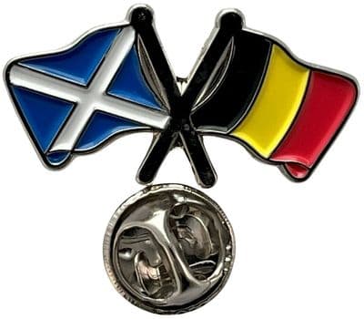 Scotland & Belgium Pin Badge